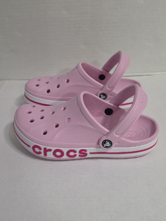 CROCS Shoes - CROCS Bayaband Clog In Ballerina Pink Sandal with Heel Strap Size 9 *NWOT*